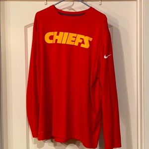 Kansas City Chiefs Nike LS DriFit shirt